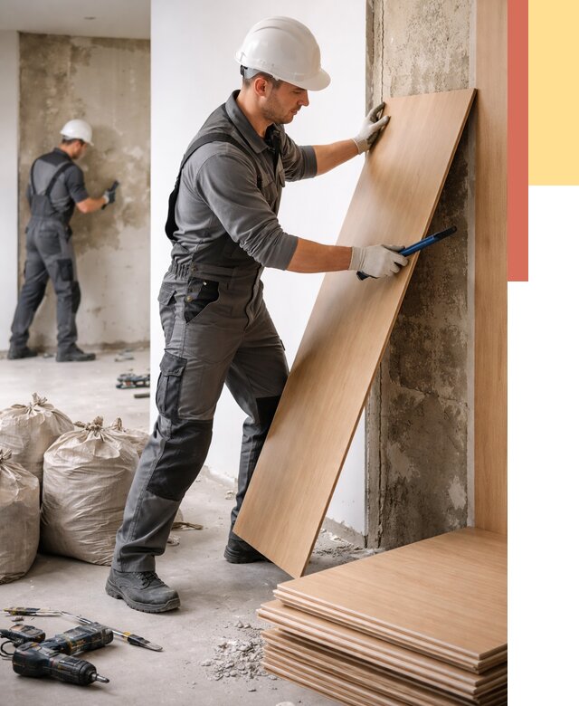 Демонтаж стеновых панелей в Белореченске от 3550 руб. за м² быстро и недорого | ОТДЕЛОЧНИК-Блч