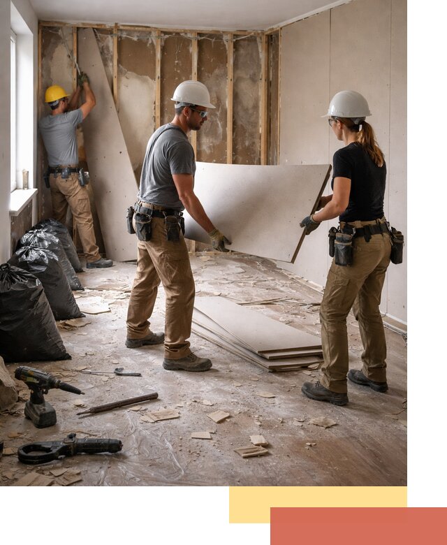 Демонтаж стеновых панелей в Белореченске быстро и аккуратно