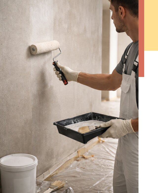 Грунтовка стен в Белореченске от 2232 руб. м2 — быстро, недорого, с материалом | ОТДЕЛОЧНИК-Блч