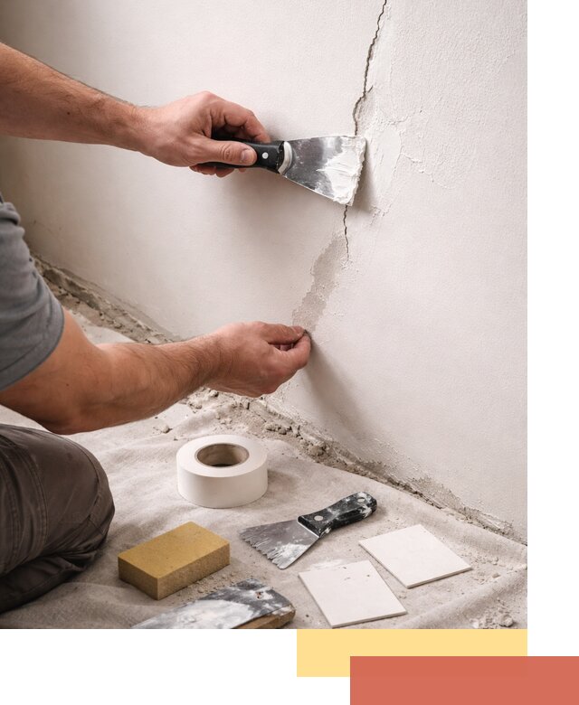 Заделка трещин и сколов в стенах и потолках в Белореченске