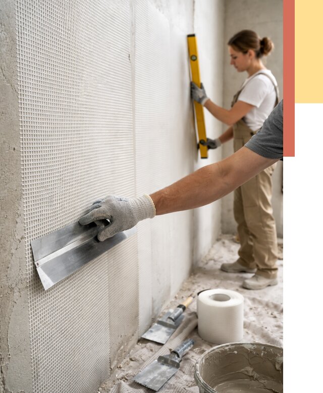 Армирование стен стеклосеткой в Белореченске от 3246 руб. под ключ | ОТДЕЛОЧНИК-Блч