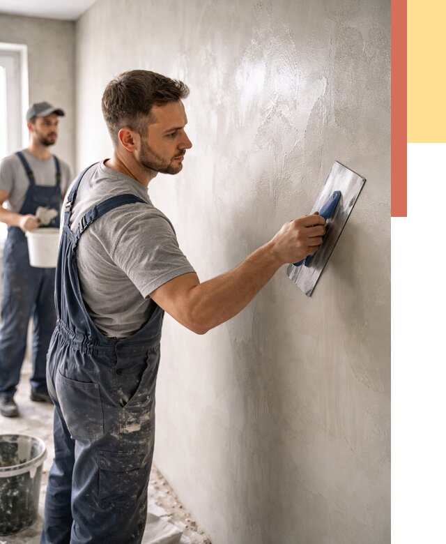 Глянцевание штукатурки стен в Белореченске от 7608 руб. — услуги и затирка | ОТДЕЛОЧНИК-Блч