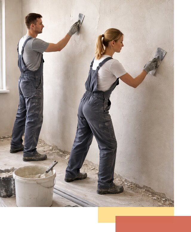 Штукатурка стен под обои в Белореченске профессионально и быстро