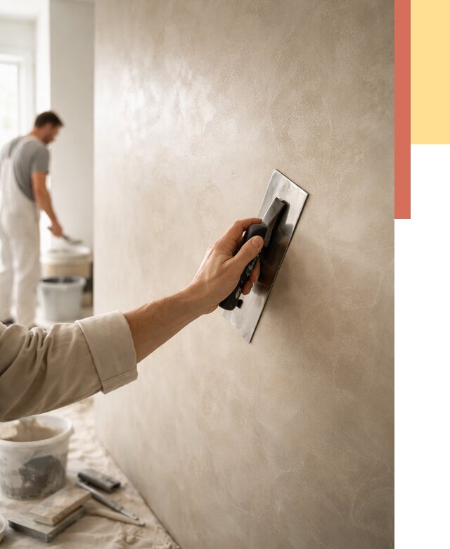 Венецианская штукатурка в Белореченске от 3550 руб/м² — нанесение стен под ключ | ОТДЕЛОЧНИК-Блч