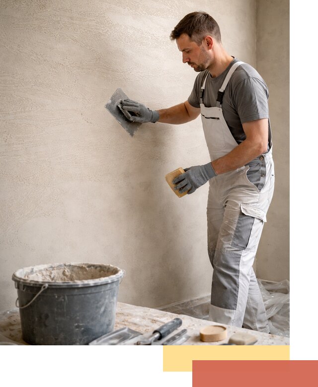 Декоративная штукатурка травертин в Белореченске для стен и потолков