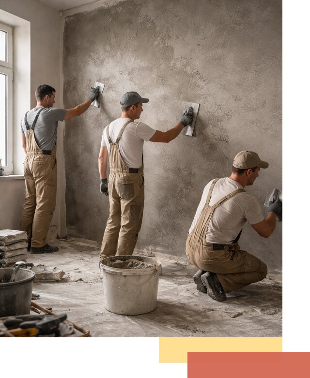 Декоративная штукатурка под бетон в Белореченске для стен и потолков