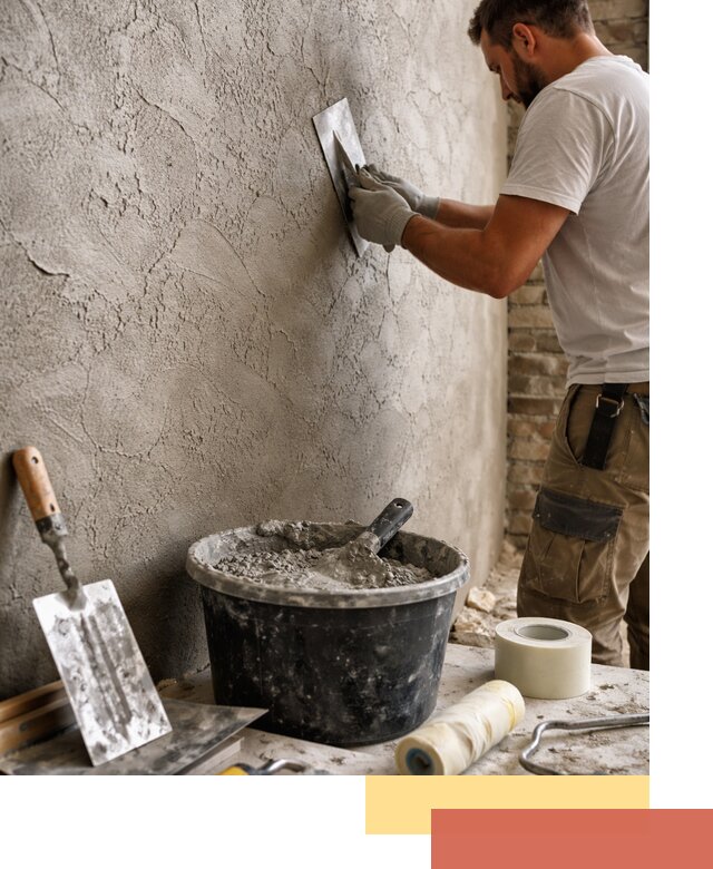 Декоративная штукатурка лофт в Белореченске — отделка стен и потолков