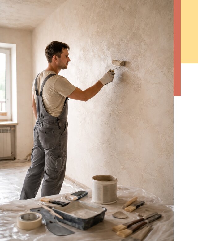 Нанесение лессирующей краски по декоративке в Белореченске от 1775 руб. | ОТДЕЛОЧНИК-Блч