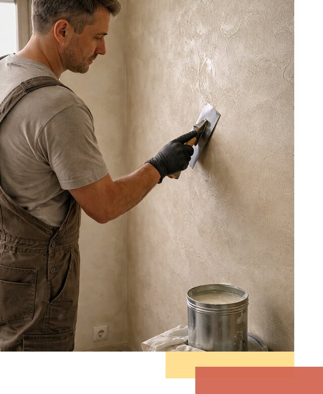 Нанесение воска на штукатурку в Белореченске для защиты и блеска