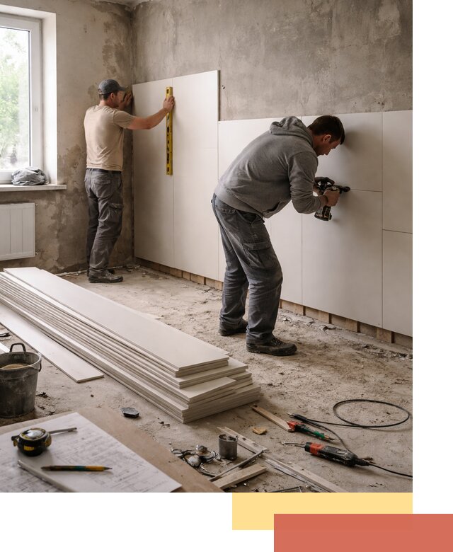 Монтаж ПВХ панелей на стены в Белореченске качественно и быстро