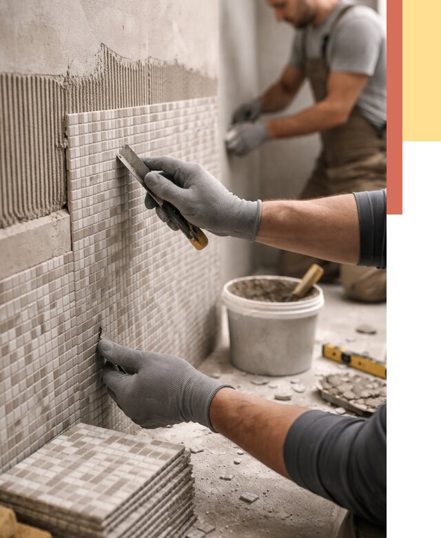 Облицовка стен мозаикой в Белореченске от 3246 руб/м2 — укладка мозаики на стены | ОТДЕЛОЧНИК-Блч