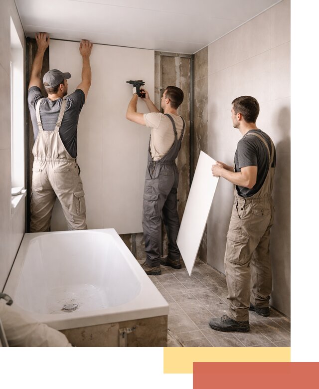 Отделка ванной панели ПВХ профессионально в Белореченске