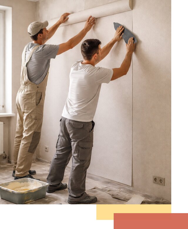 Поклейка виниловых обоев в Белореченске профессионально и качественно