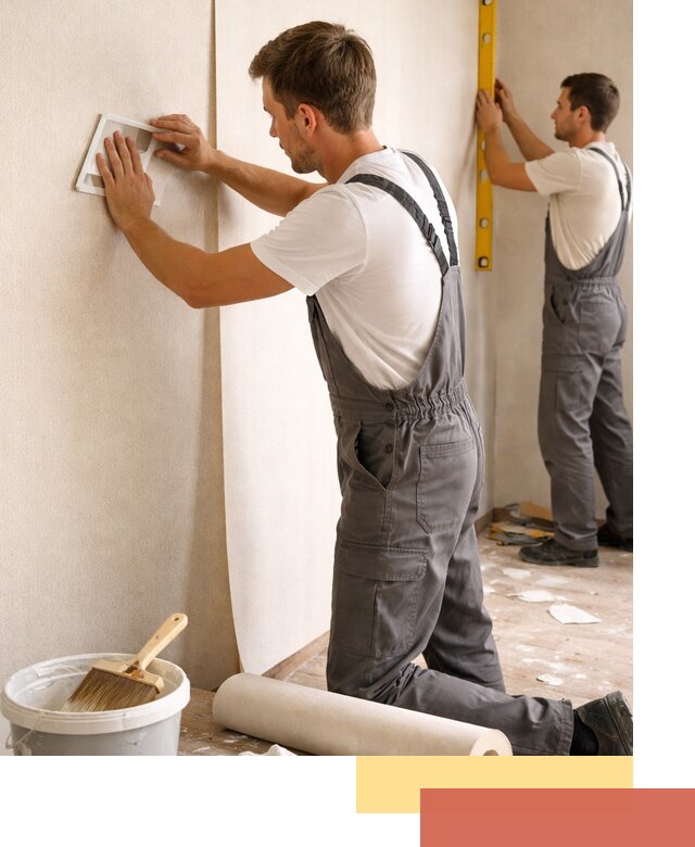 Поклейка бумажных обоев в Белореченске качественно и недорого