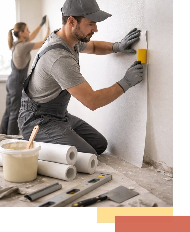 Поклейка стеклообоев профессионально в Белореченске