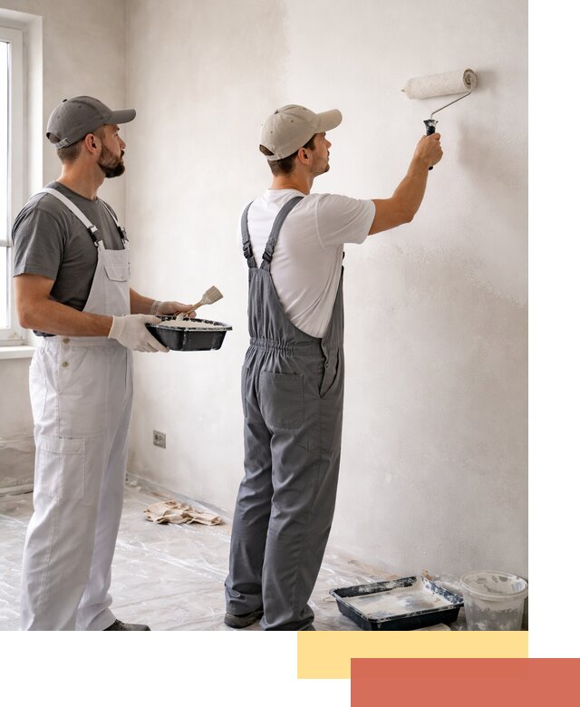 Покраска стен водоэмульсионной краской в Белореченске