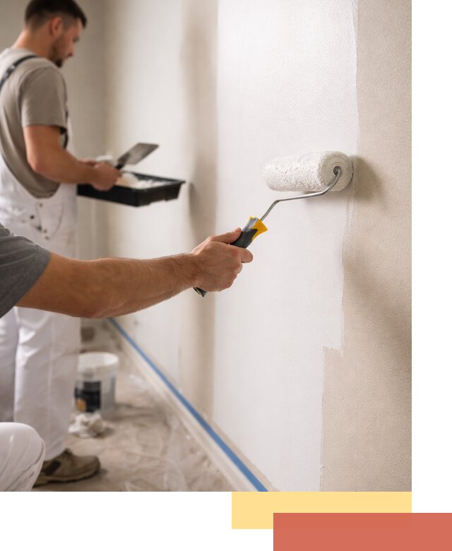 Покраска стен акриловой краской профессионально в Белореченске