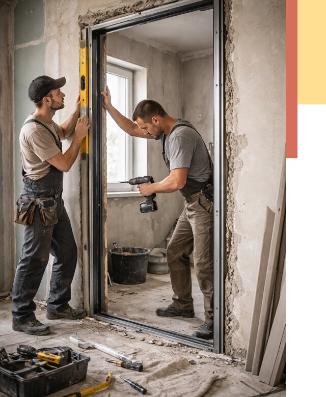 Закладка дверного проема в Белореченске от 3550 руб. — быстро и недорого | ОТДЕЛОЧНИК-Блч