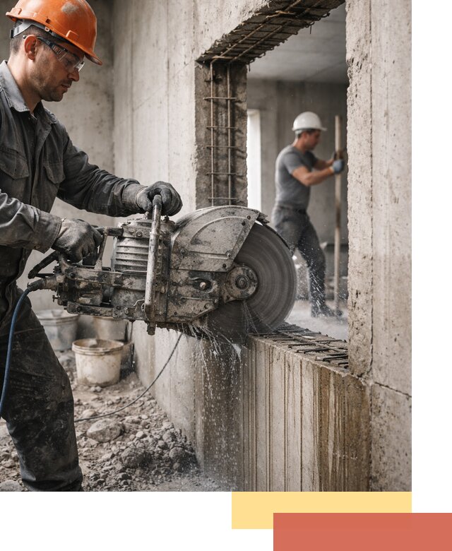 Алмазная резка проемов в Белореченске быстро и точно