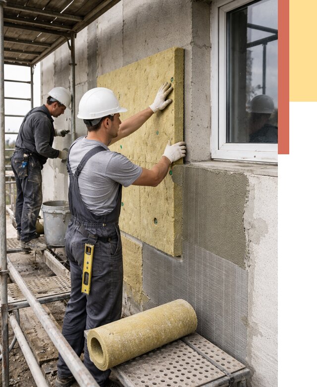 Утепление стен в Белореченске от 4362 руб. под ключ — быстро и недорого | ОТДЕЛОЧНИК-Блч