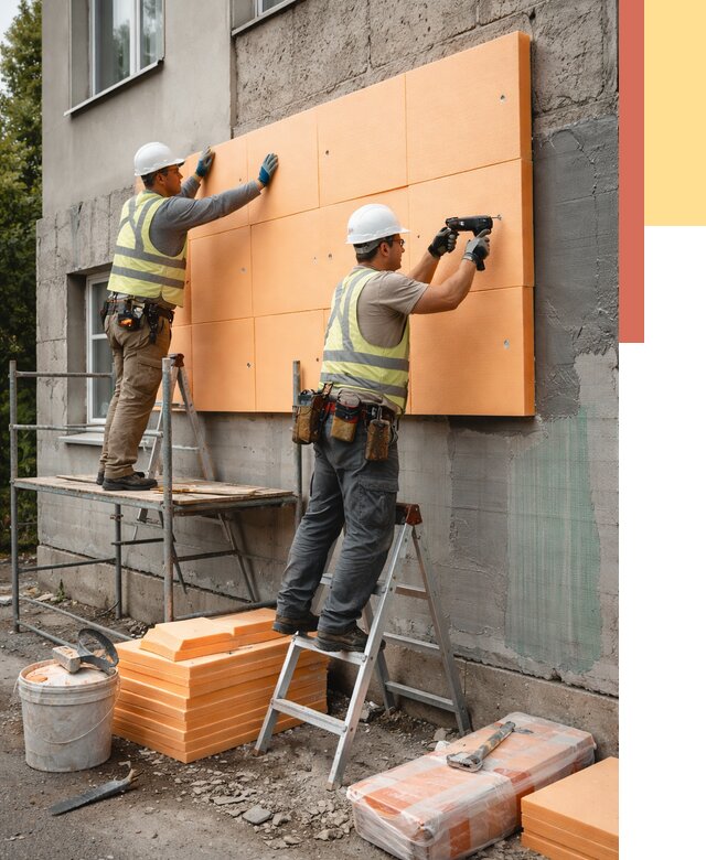 Утепление стен пеноплексом в Белореченске от 1877 руб./м2 — быстро и недорого | ОТДЕЛОЧНИК-Блч