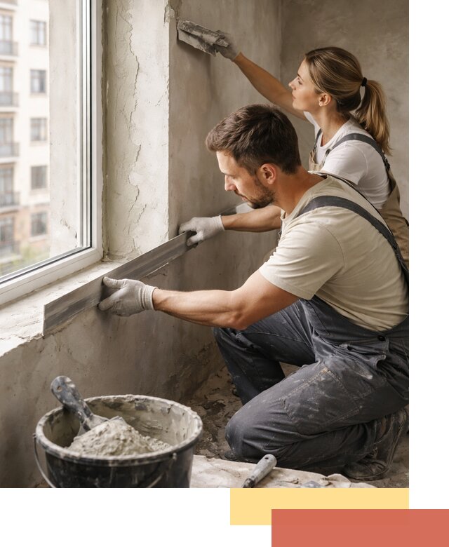 Штукатурка откосов дверей и окон профессионально в Белореченске