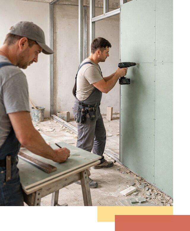 Перегородки из влагостойкого гипсокартона под ключ в Белореченске