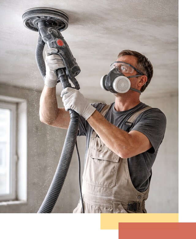 Шлифовка потолка в Белореченске — качественная подготовка под отделку