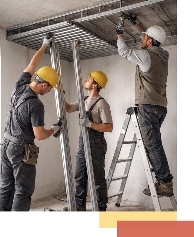 Монтаж реечного потолка под ключ в Белореченске