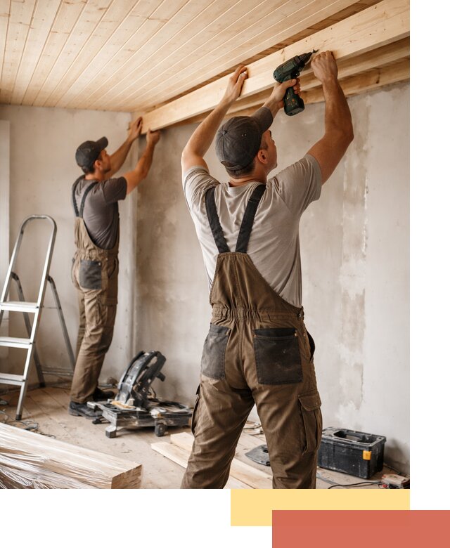 Монтаж потолка из вагонки в Белореченске профессионально и аккуратно