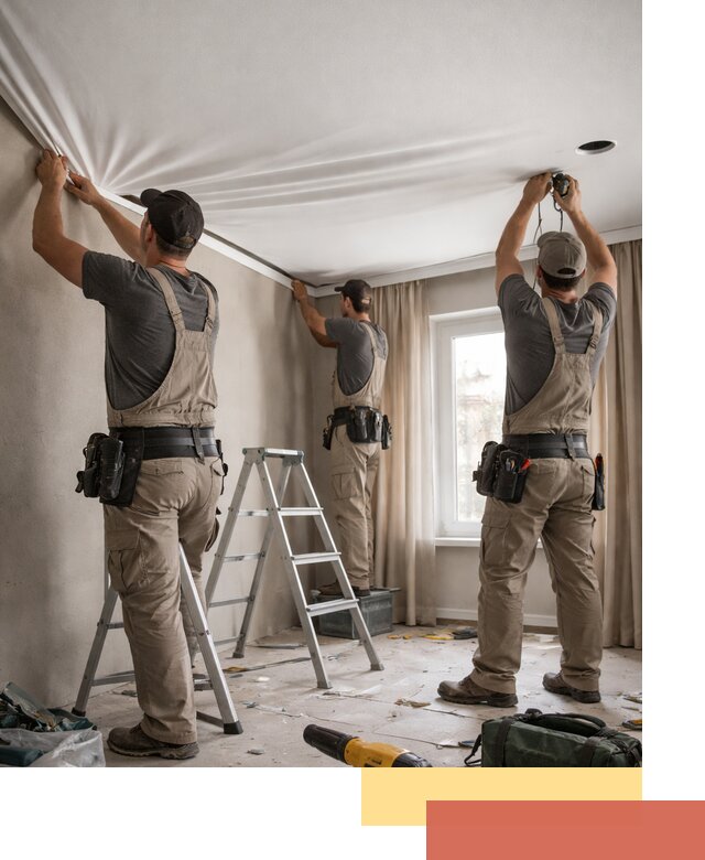 Монтаж матового натяжного потолка в Белореченске качественно и быстро