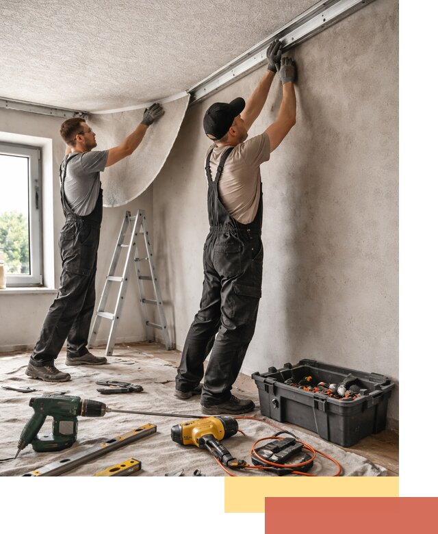 Монтаж фактурного натяжного потолка в Белореченске качественно и быстро