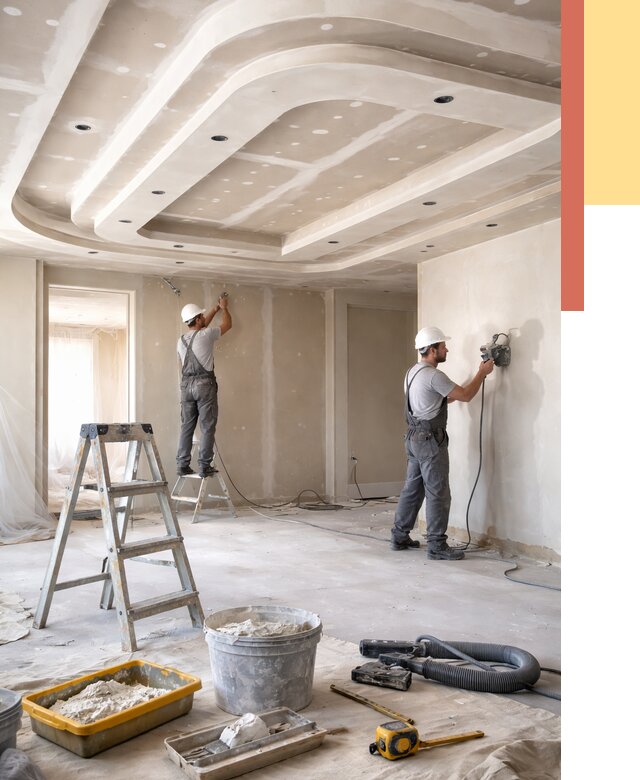 Многоуровневый потолок из гипсокартона в Белореченске от 761 руб. под ключ | ОТДЕЛОЧНИК-Блч