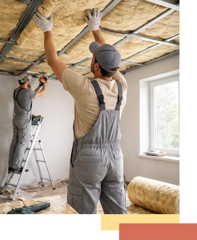 Утепление потолка под ключ в Белореченске качественно и быстро