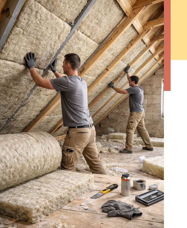 Утепление потолка минватой в Белореченске от 1471 руб. — быстро и недорого | ОТДЕЛОЧНИК-Блч